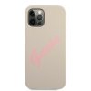 Guess GUHCP12LLSVSGP iPhone 12 Pro Max6,7 szaro różowy/grey pink hardcase Silicone Vintage